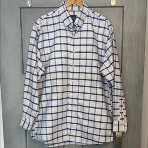 Jos. A. Bank Men’s Travelers Collection Traditional Fit Button Down Sz Large